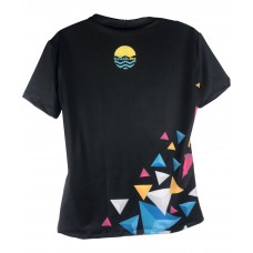 CAMISETA BEACH.ME ALEGRO W - PRETA/COLORS